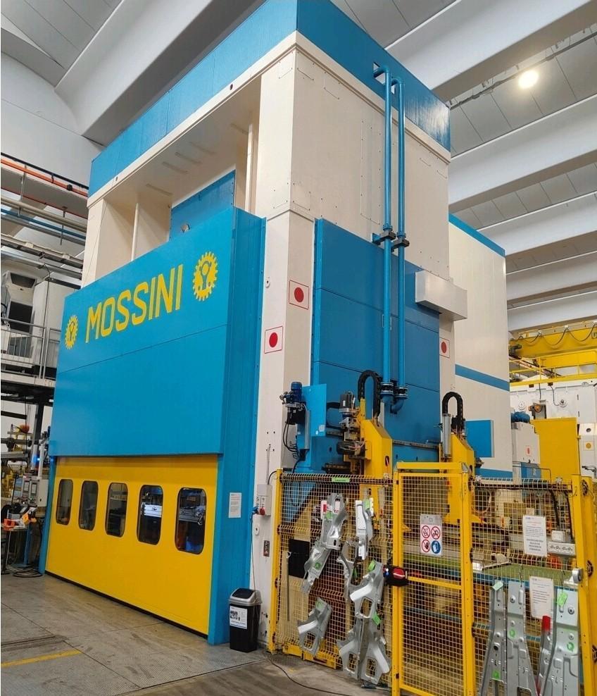2000 Ton Mossini Double Sided Eccentric Press with 4 Connecting Rods with Link-Drive System 2019