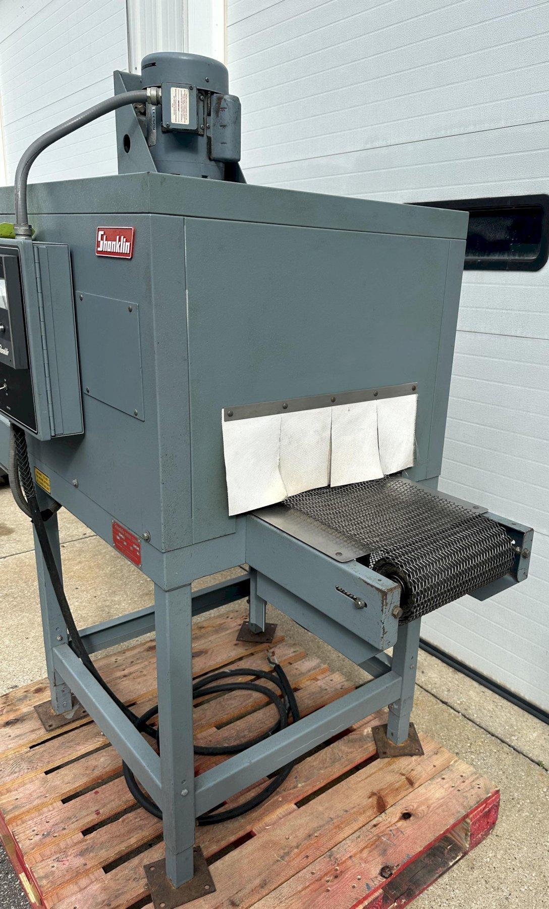 COMPLETE SHRINK PACKAGING SYSTEM Eastey EP2028TK L-Bar and Shanklin T-6XL Heat Shrink Tunnel