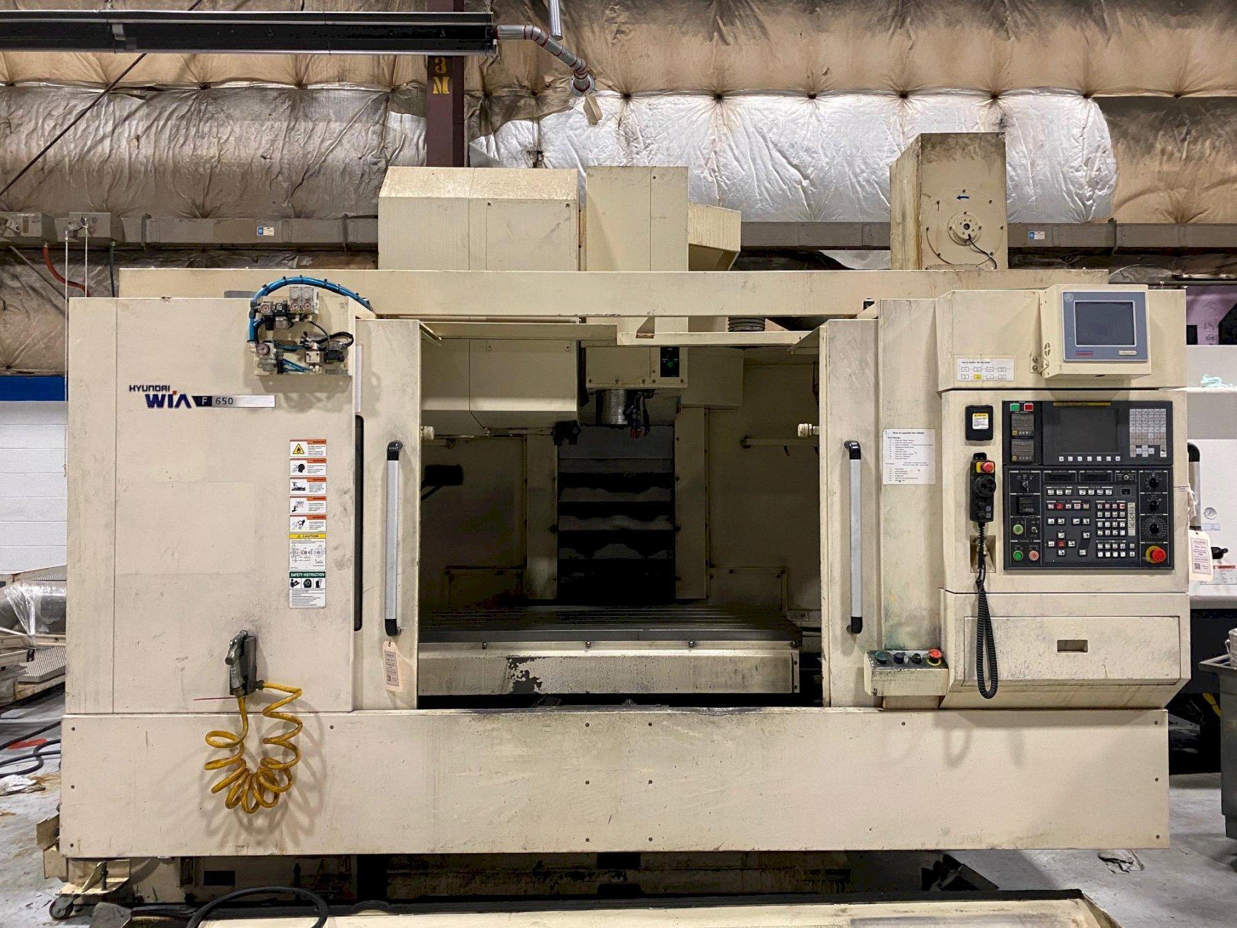 2015 Hyundai WIA F650 Vertical Machining Center (#5100)