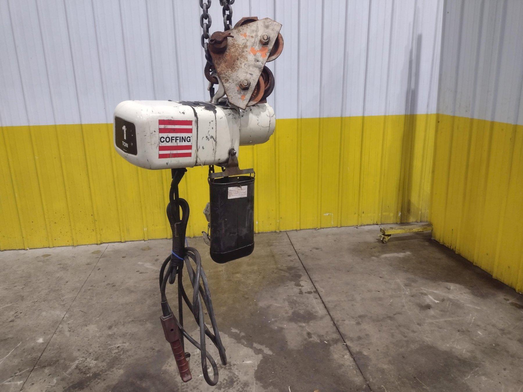 1 TON COFFING HOIST: STOCK #22474