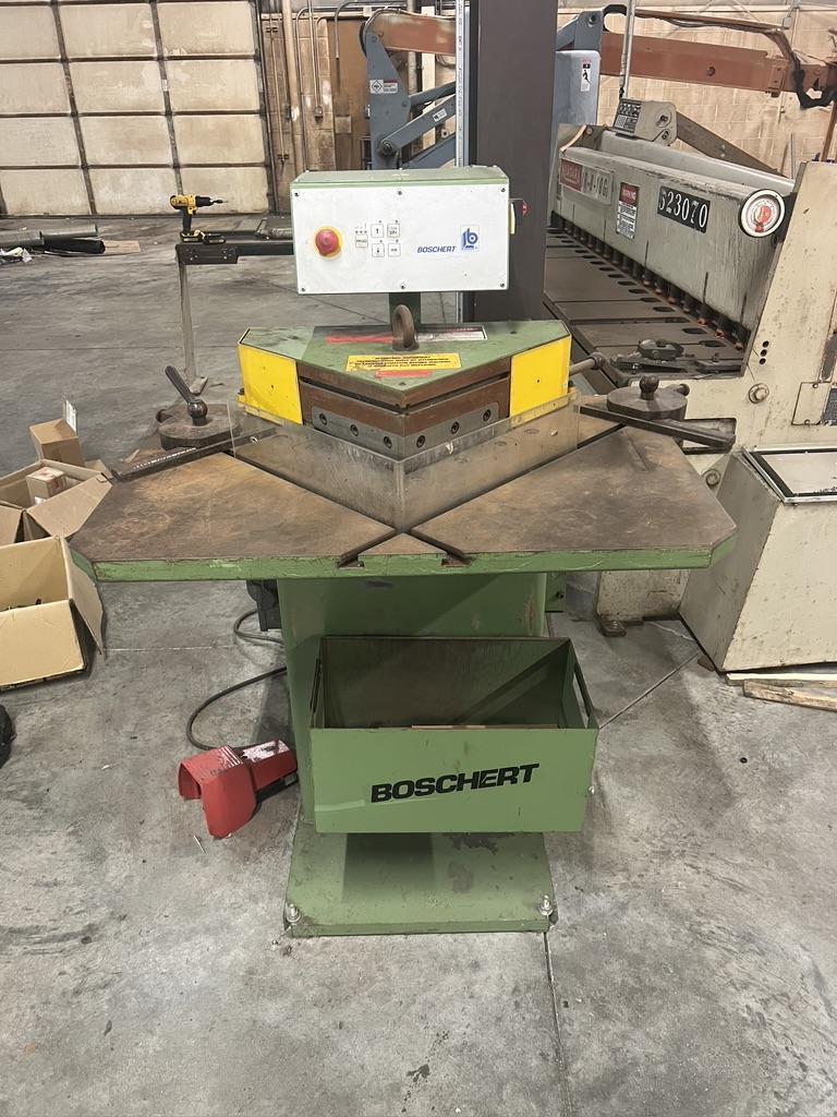 BOSCHERT HYDRAULIC NOTCHER, MODEL LB12 STANDARD EAGLE, 3/16" X 8", 1995