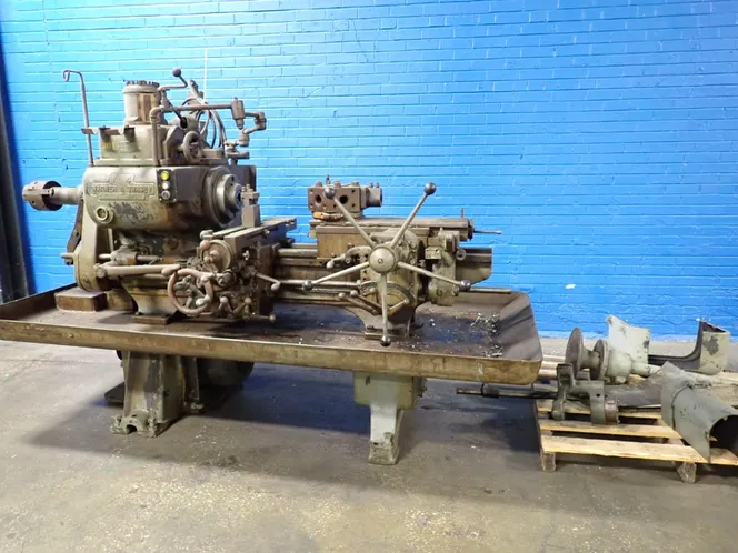 WARNER & SWASEY 18" SWING TURRET LATHE  -  NO, 4