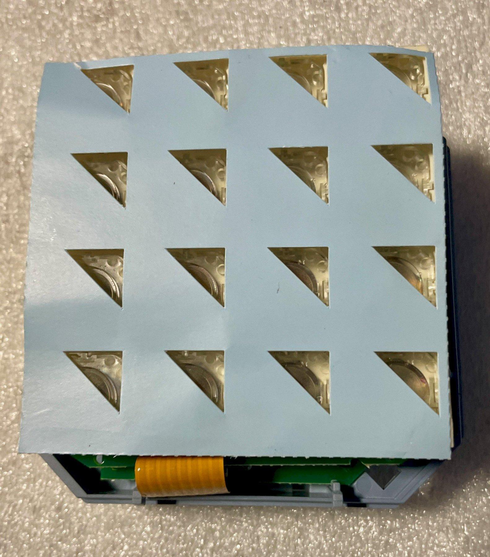 B&R 4E0021.01-090 PANELWARE KEYPAD MODULE, 12-Key Numeric Keypad, 4 Keys with LED, No Frame.