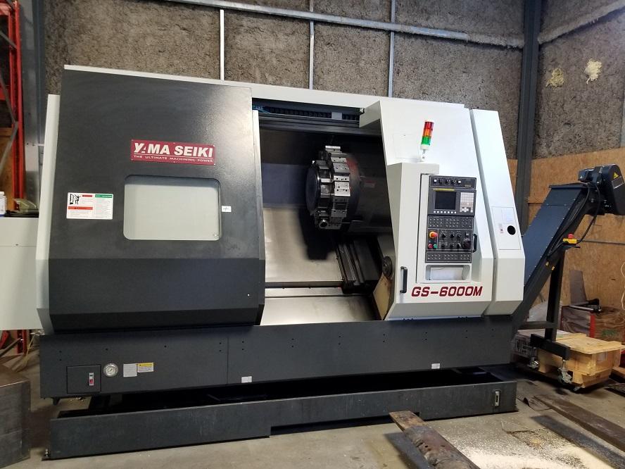 Yama Seiki GS-6000M CNC Lathe, Fanuc 0iTD, 15
