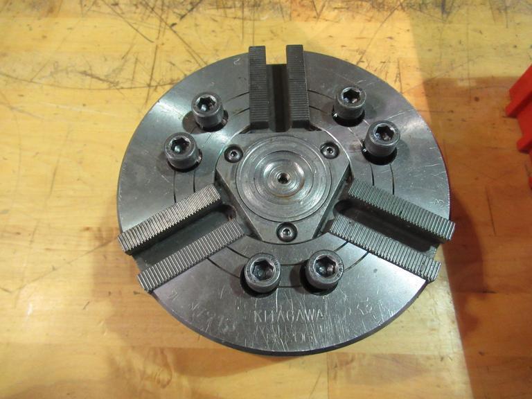 Kitagawa B-206 6" 3-Jaw Hydraulic Chuck with Assorted Jaws- Auction Item