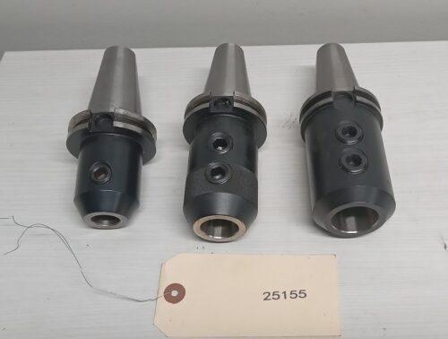 3x Cat 40 Tool Endmill Holders Weldon 1.25″ 0.75″  Kingston Kennametal Ultradex