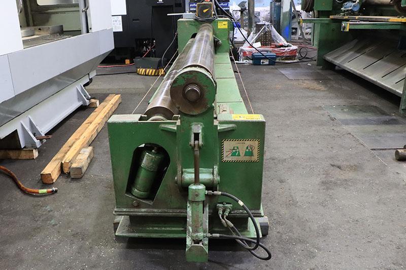 10 Ga. X 12 ft Hassleholms (Roundo) 3-Roll Hydraulic Plate Bending Roll Model PA 185/12