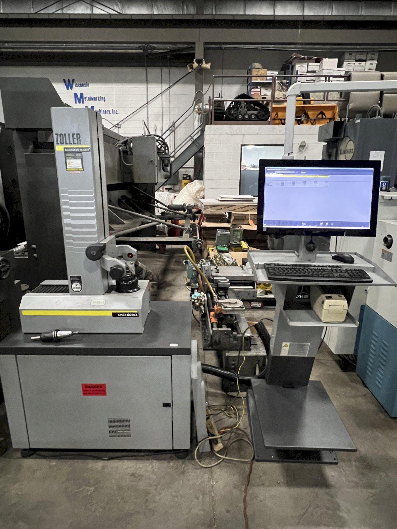 ZOLLER TOOL WEAR MEASUREMENT MACHINE, MODEL SMILE 600/4, PILOT 3.0 SOFTWARE