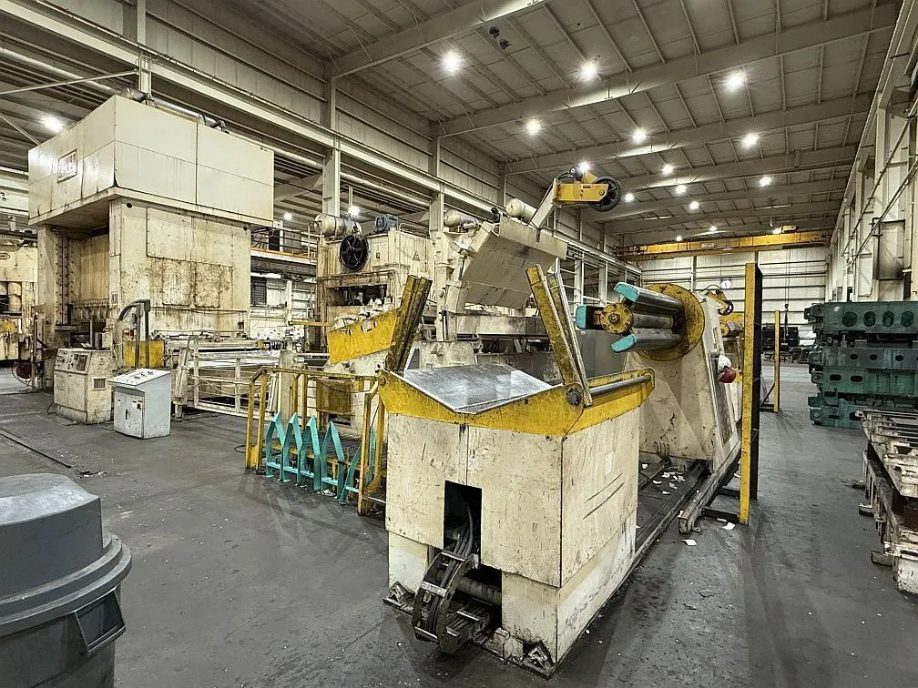 COE PRESS Complete Coil Feed Line 30,000 Lbs. x 72" Wide x .187" (.250" x 36" Wide)
