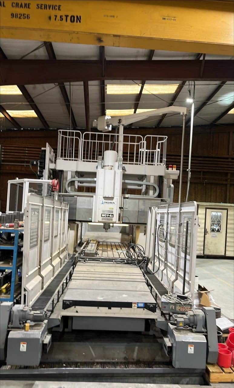Okuma MCV-AII Vertical Mill CNC Double Column Machining Center, 2007 – Never Put In Production, No Hours!