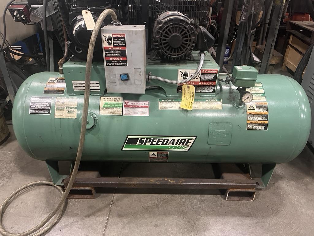 Speedaire Model WD54 5 hp piston type air compressor