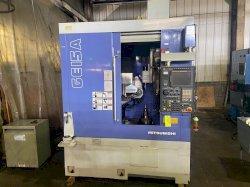 Mitsubishi GE15A CNC Vertical Gear Hobber,  Fanuc 18iM, 5.9