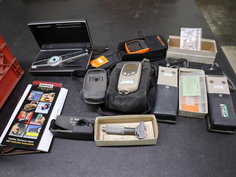 Electronic Coating Thickness Gages and More, Positector, Elcometer- Auction Item
