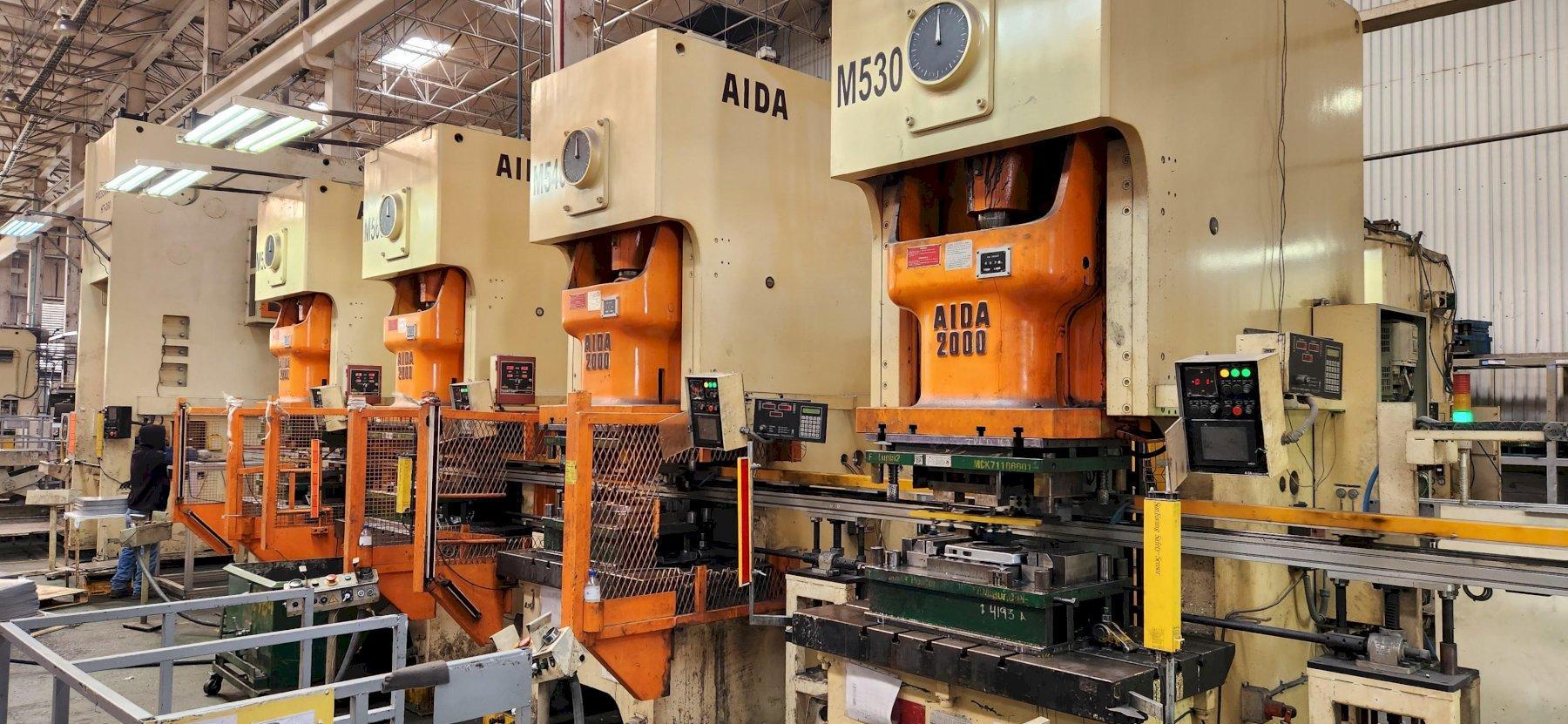 220 Ton Aida Gap Press (4 Available)