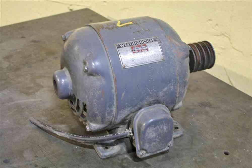 2 HP WESTINGHOUSE A/C ELECTRIC MOTOR:  STOCK #54115