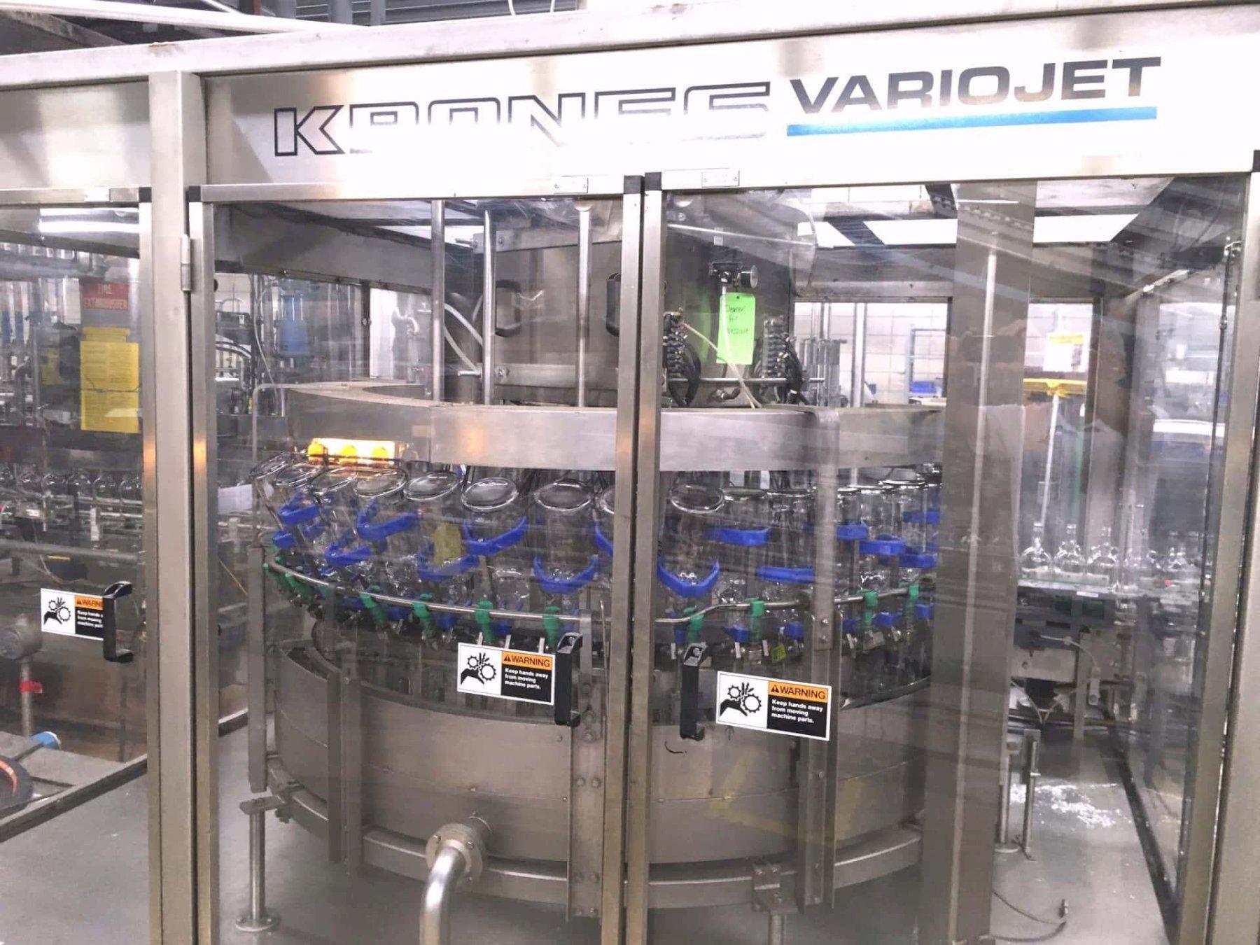 Krones 45 Valve Variojet Rotary Ionized Air Rinser, 1999