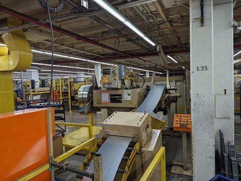 200 Ton Feed Lease/PA/Beckwood Blanking Line