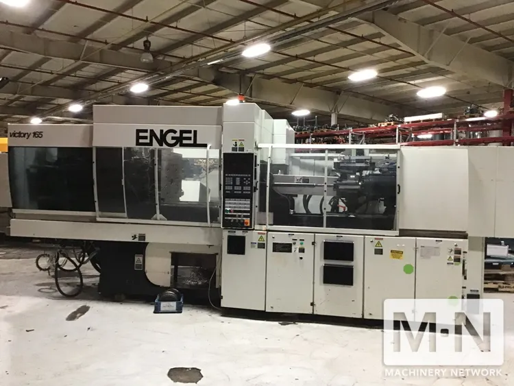 165 TON 8.2 OZ ENGEL MODEL VC650/165 TECH INJECTION MOLDING MACHINE MFG 2008