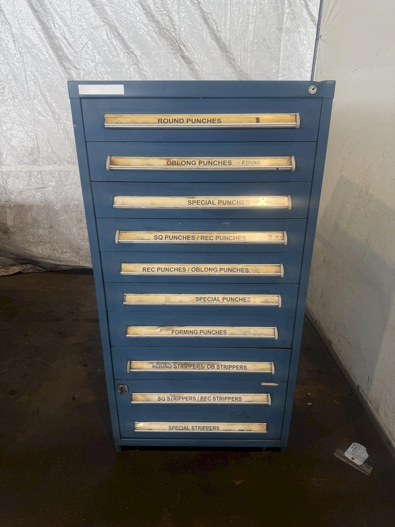 10 DRAWER STANLEY VIDMAR CABINET. STOCK # 0981626