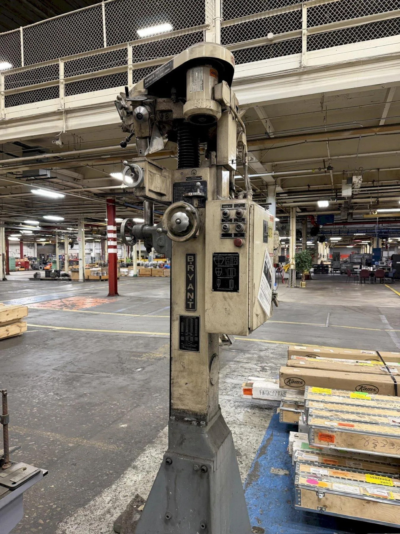 108" BRYANT MODEL C CENTER HOLE GRINDER