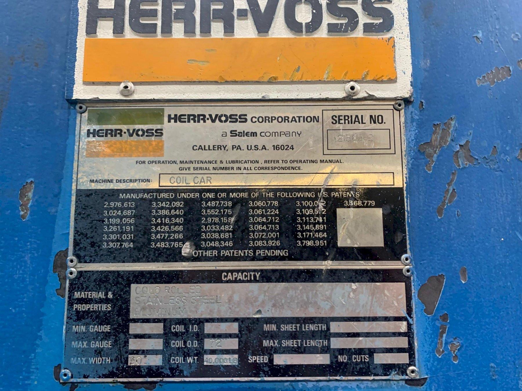 40,000# Herr Voss L-Type Coil Car