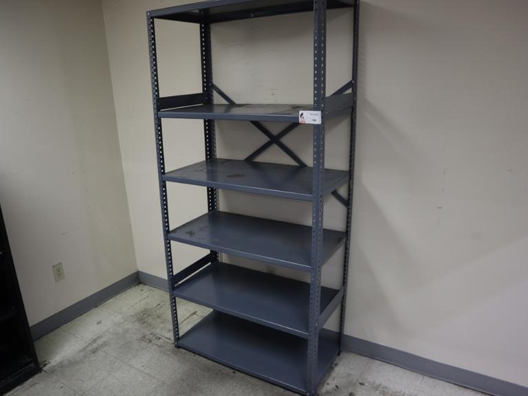 Metal Shelving 6 Shelves- Auction Item