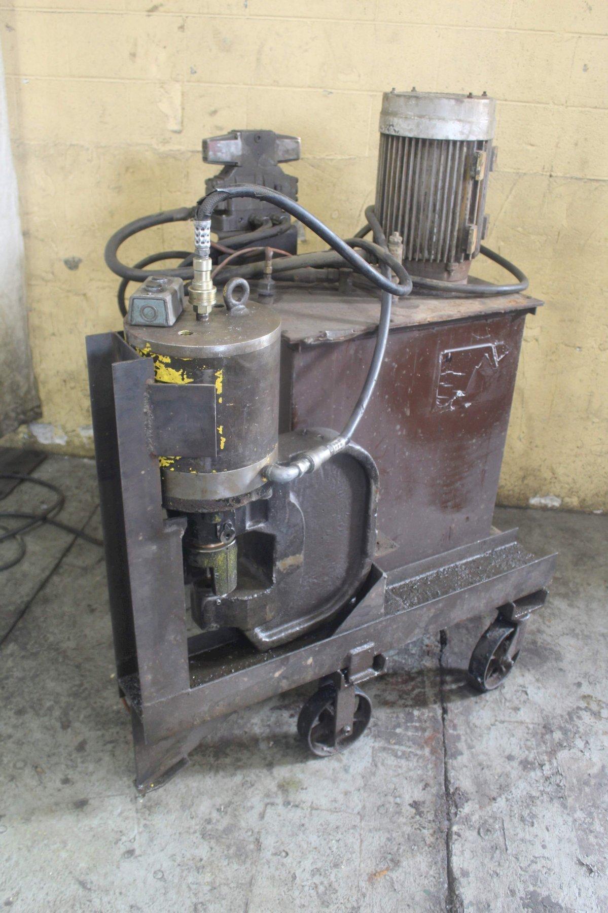80 TON FABRILINE MODEL FP80 PORTABLE HYDRAULIC FLANGE PUNCH: STK #71173