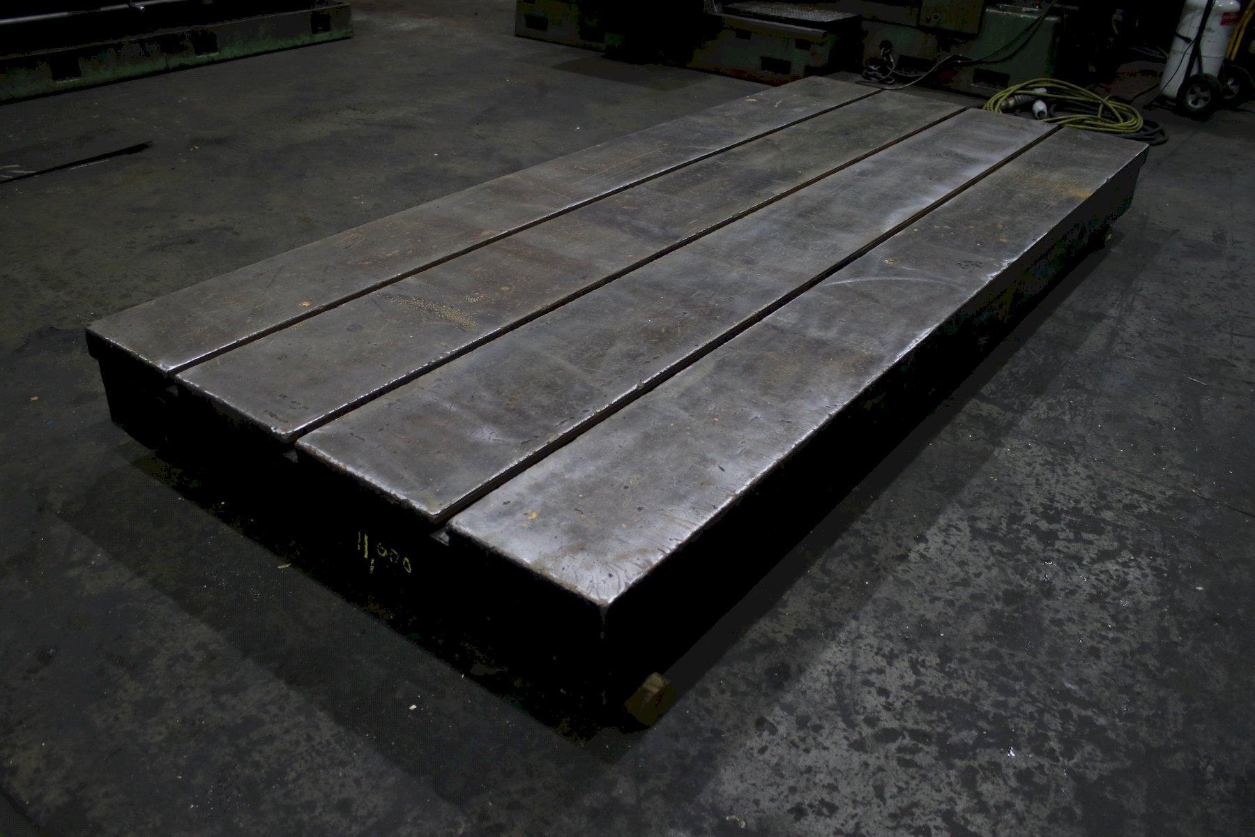 5' X 12' GIDDING & LEWIS T SLOTTED FLOOR PLATE: STOCK #74797