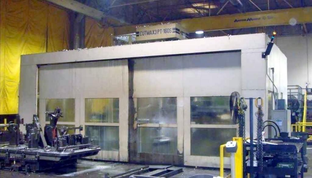 Wotan Cutmax 3PT-160S 6.3" CNC Table Type Horizontal Boring Mill