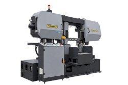 NEW 21.65" x 21.65" HYDMECH MODEL DC-550A SEMI AUTOMATIC DUAL POST BAND SAW