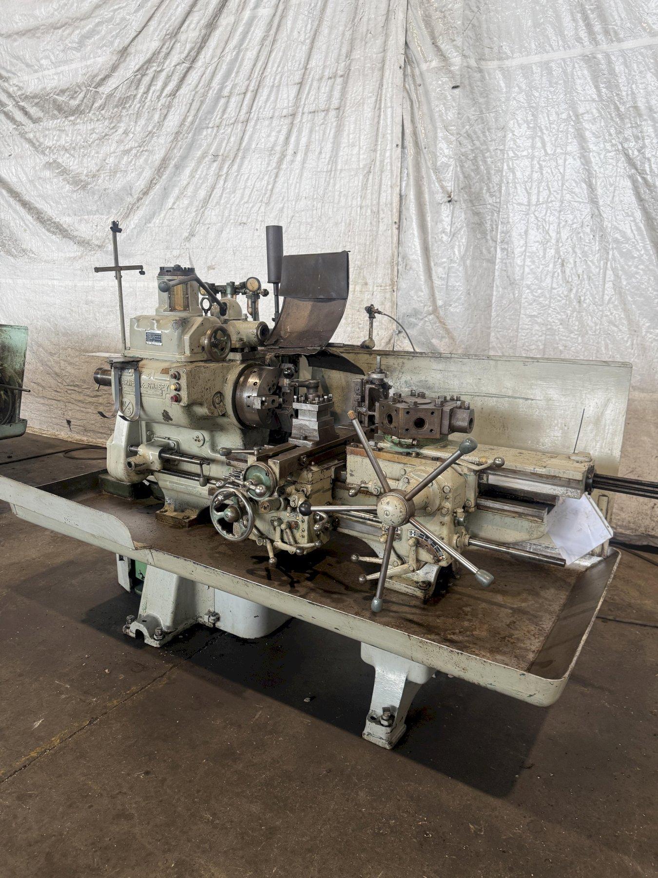 WARNER & SWASEY NO. 4 TURRET LATHE. STOCK # 0545726