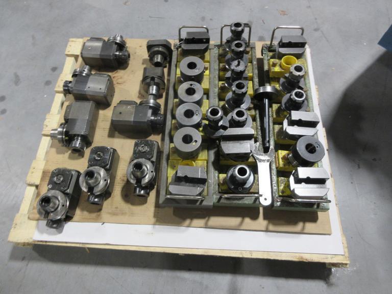 Hitachi Seiki KV4540 Static and Live Milling Lathe Tool Holders, Various Types, Boring, Facing ER32 Collet- Auction Item