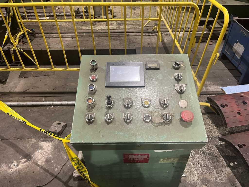 10,000# x 74" Braner Banding Line STOCK# 4486