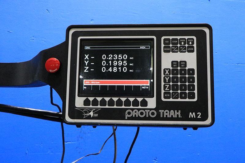 SOUTHWESTERN INDUSTRIES PROTO-TRAK 2-AXIS CNC VERTICAL MILL MODEL: SPORT K3 w/M-2 CONTROL