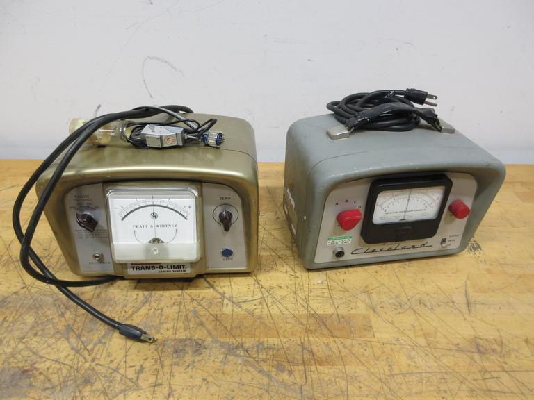 Pratt & Whitney Trans-O-Limit, and Cleveland AG-3 Indicator Amplifier Units **Only P&W Has Indicator Attachment**- Auction Item