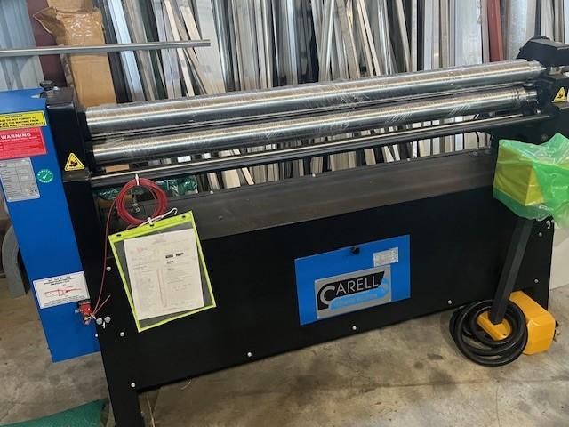 3.54" Diameter x 60", NEW Carell Power Bending Roll Initial Pinch - Model HRM 1550 x 90
