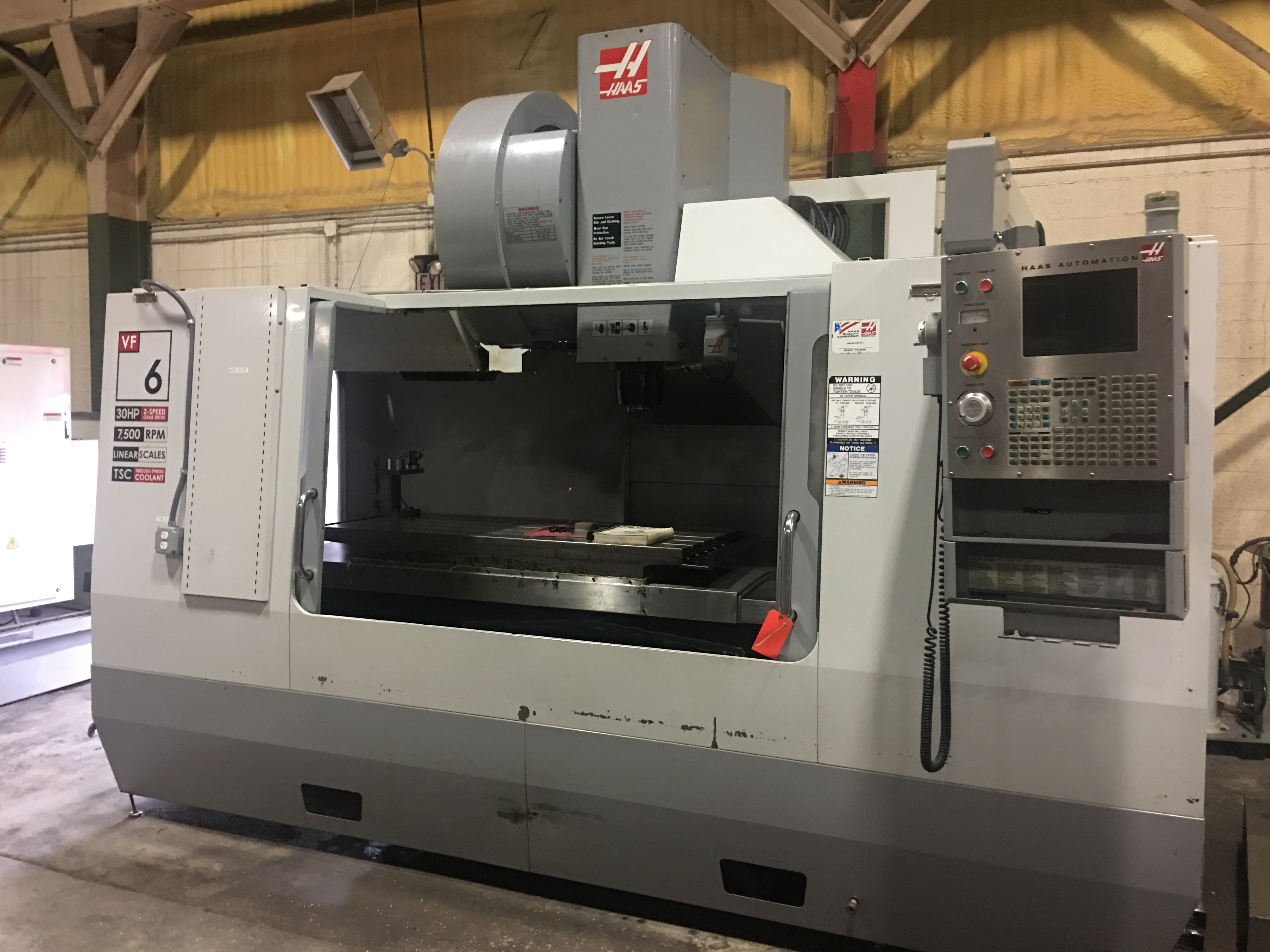 Haas VF-6/50 CNC Vertical Machining Center, Haas Control, 64
