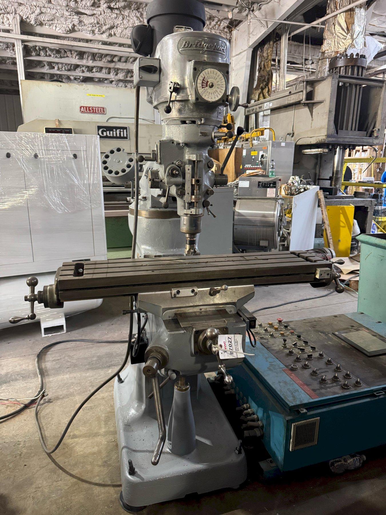 1 - PREOWNED BRIDGEPORT VERTICAL MILL, S/N: 135993