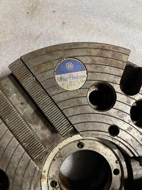 8" Nikko 3-Jaw Hydraulic Chuck