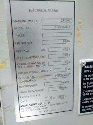 2003 MORI SEIKI ZT-2500Y CNC Lathe - Sub Spindle, Twin Turret, Milling & 