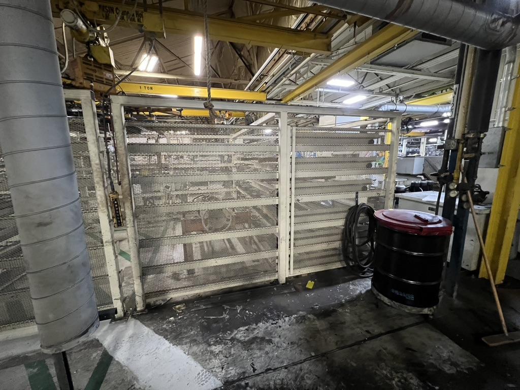 6-60 X 120 6 DRAWER STEEL STORAGE SYSTEM ROLL OUT SHEET STORAGE SYSTEM, MODEL 6H-60X120R