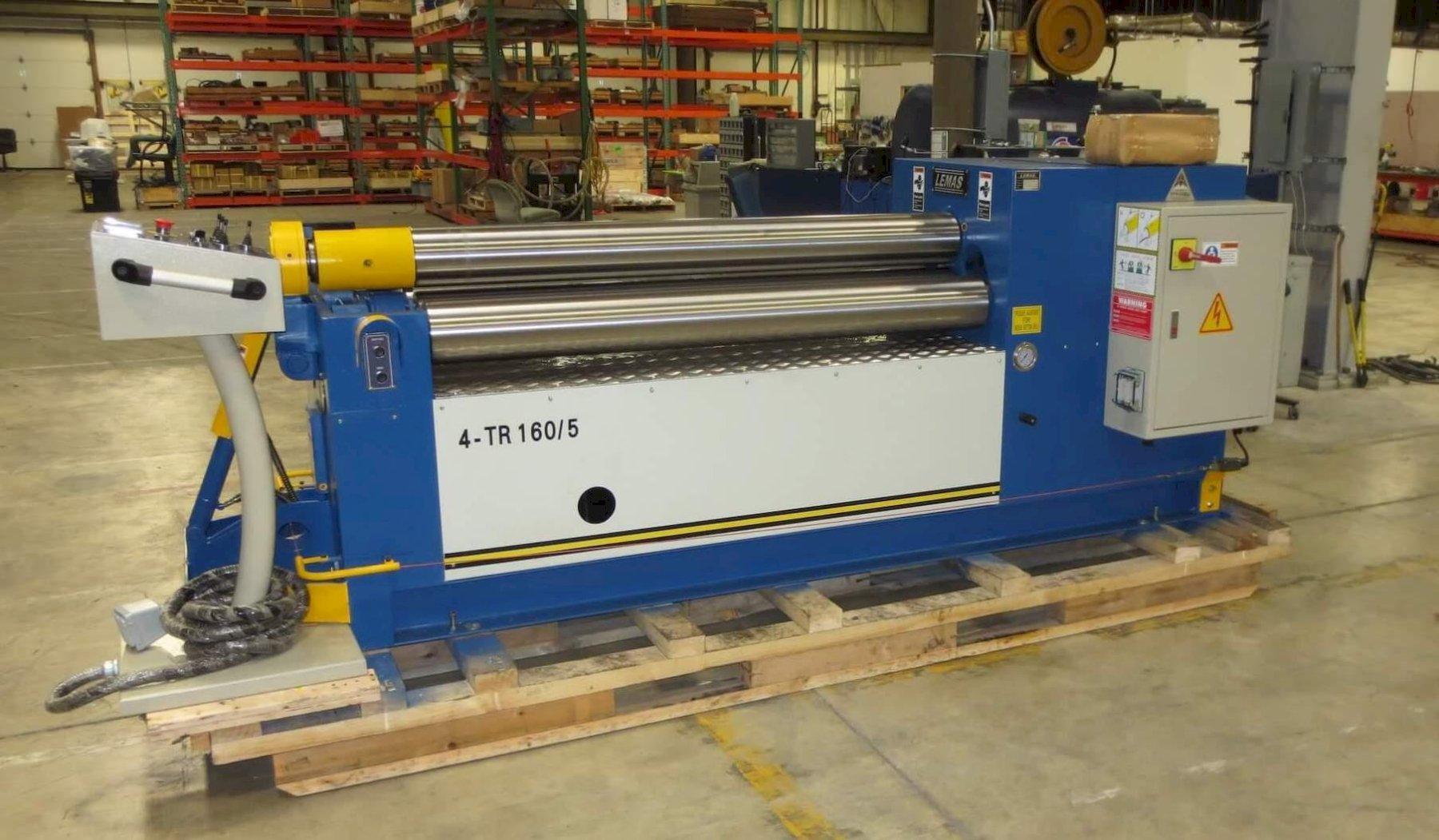1 - NEW LEMAS HYDRAULIC 4-ROLL INITIAL-PINCH PLATE BENDING ROLL, MODEL #: 4-TR 160/5