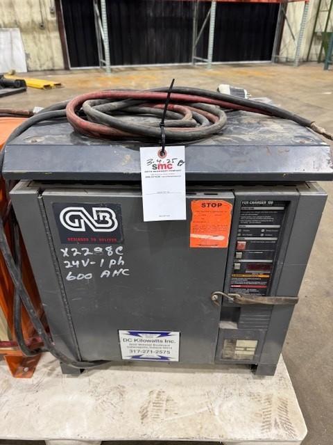 1 - PREOWNED GNB BATTERY CHARGER, MODEL #: FER100 12-600 SI, S/N: 93G0378F