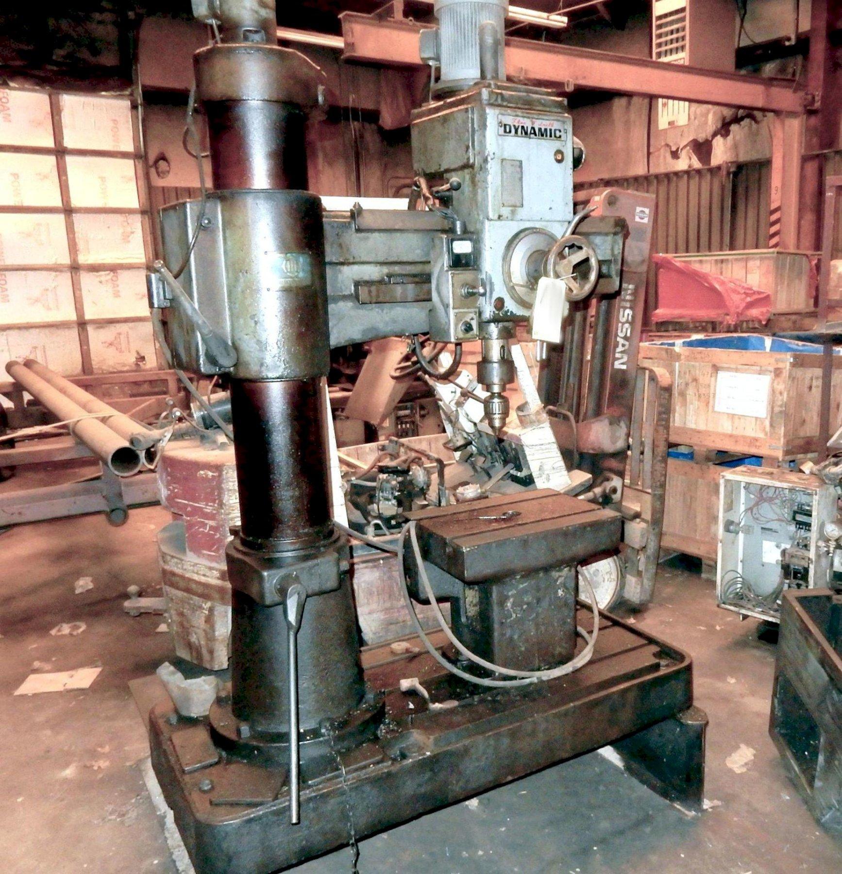1 - PREOWNED YODOGAWA RADIAL ARM DRILL PRESS, MODEL #: FLEX-O-DRILL DYNAMIC