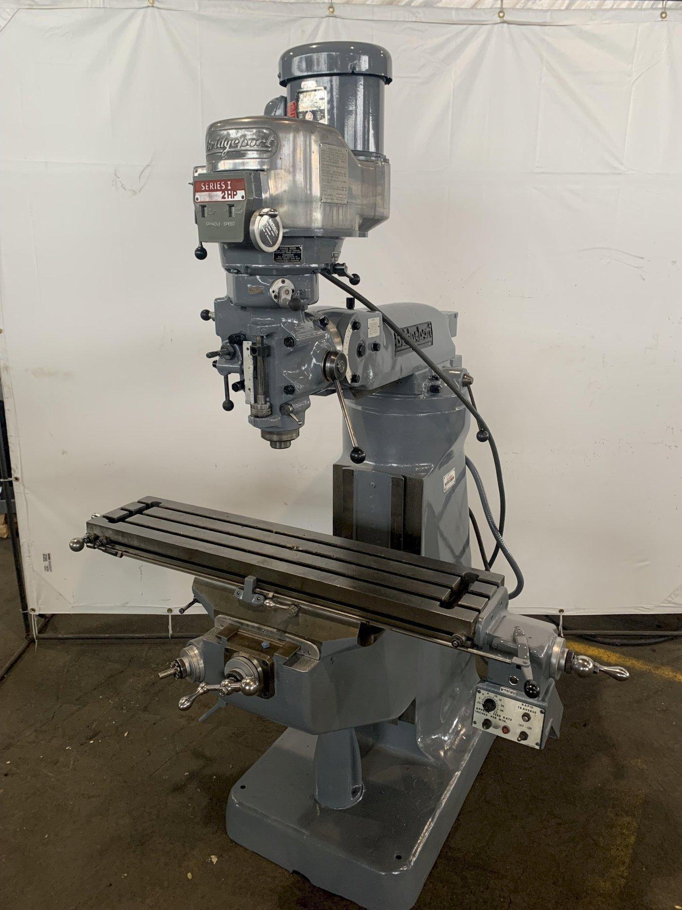 2 HP BRIDGEPORT SERIES 1 VERTICAL MILL