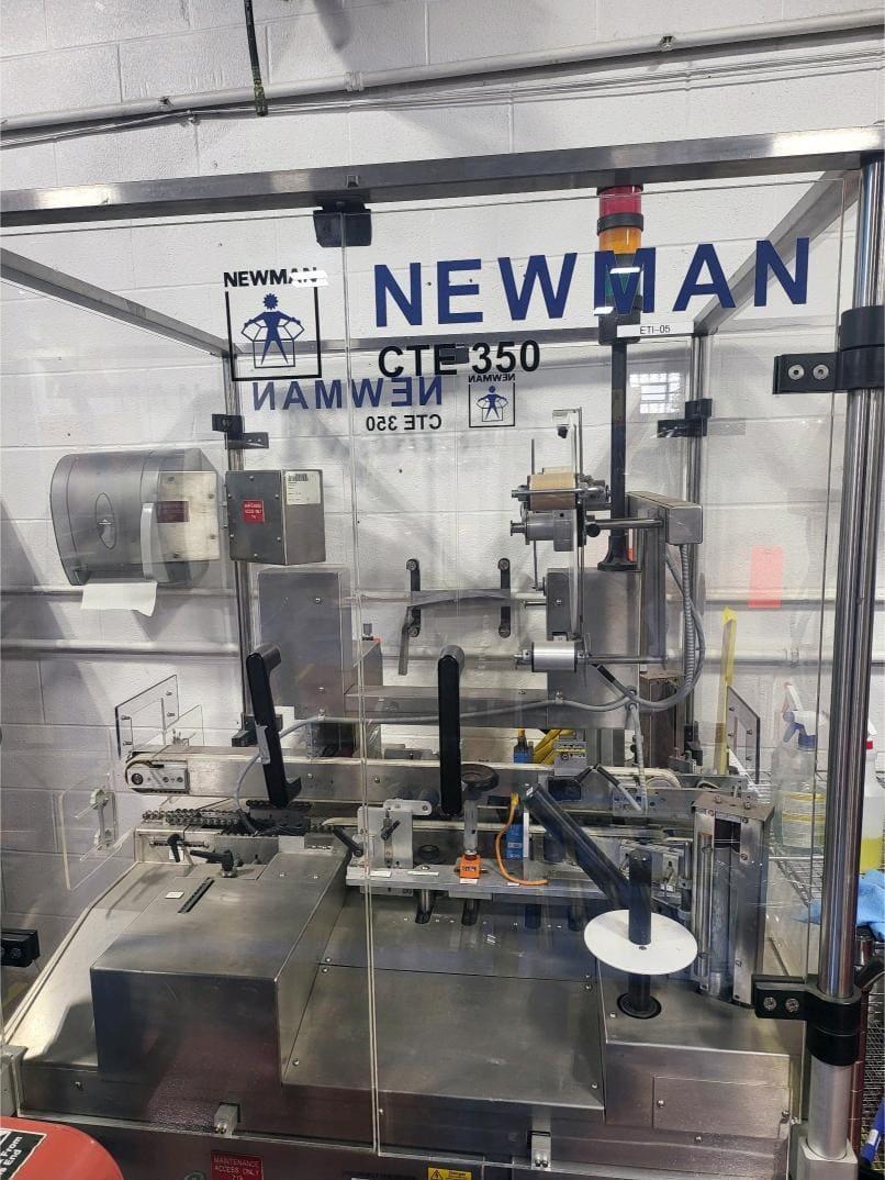 Newman CTE350 Tamper Evident Automatic Carton Labeler, 2007