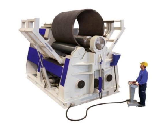 10' X 1/2" BENDMAK CYAR-HHS 300-30/13 ,4-ROLL PLATE ROLL, CONE BENDING DEVICE