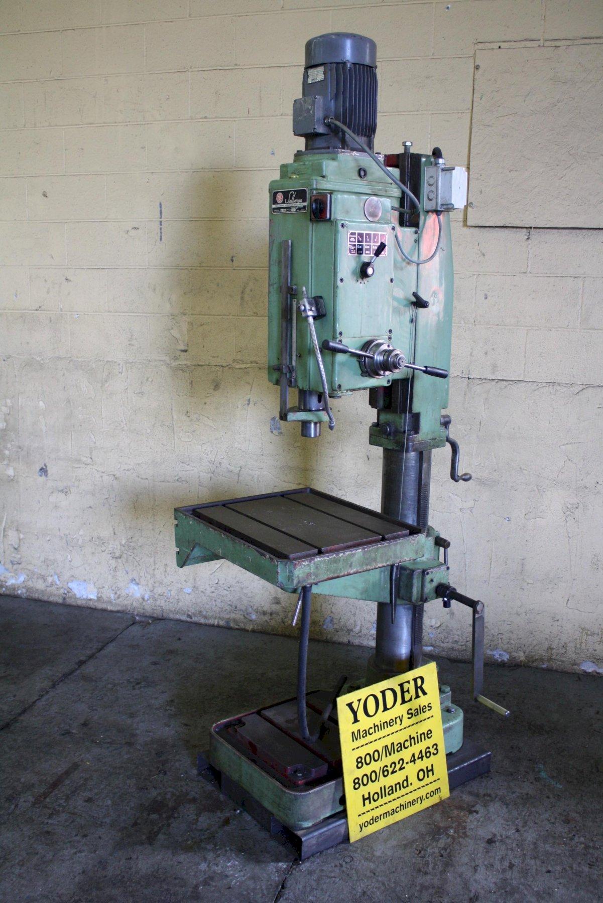 26" SOLBERGA SINGLE SPINDLE DRILL: STOCK #66747