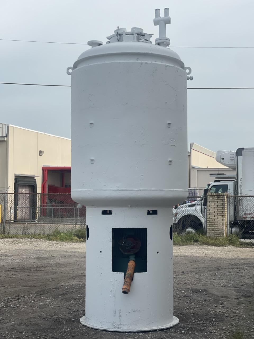 600 Gallon Stainless Steel Dispersion Mixer, Bottom Agitated w/ 100 HP Motor