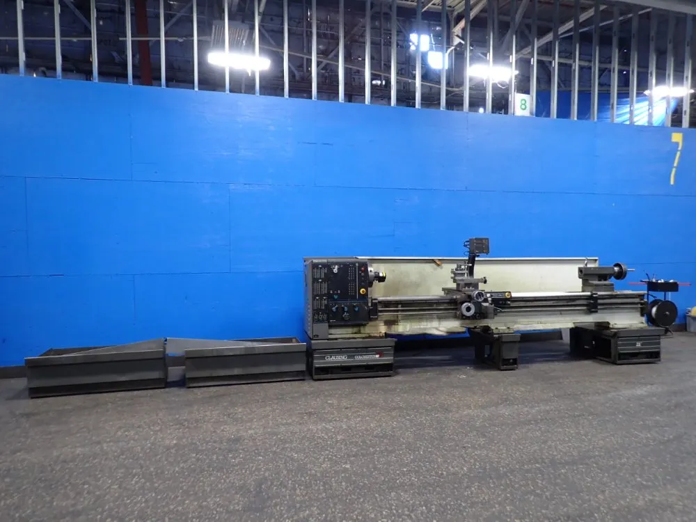 CLAUSING 21"/32" X 128" GAP BED LATHE  -  COLCHESTER MASTIFF VS